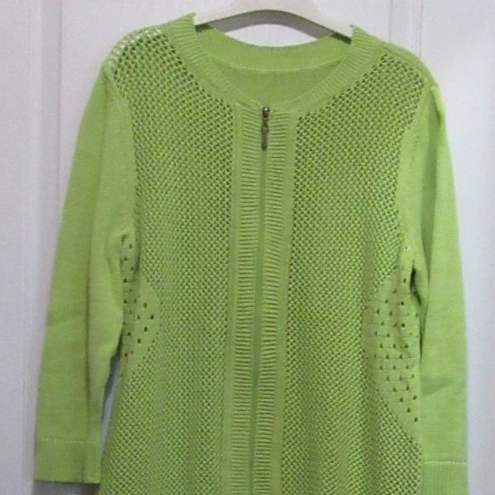 zip up sweater- 100% Cotton